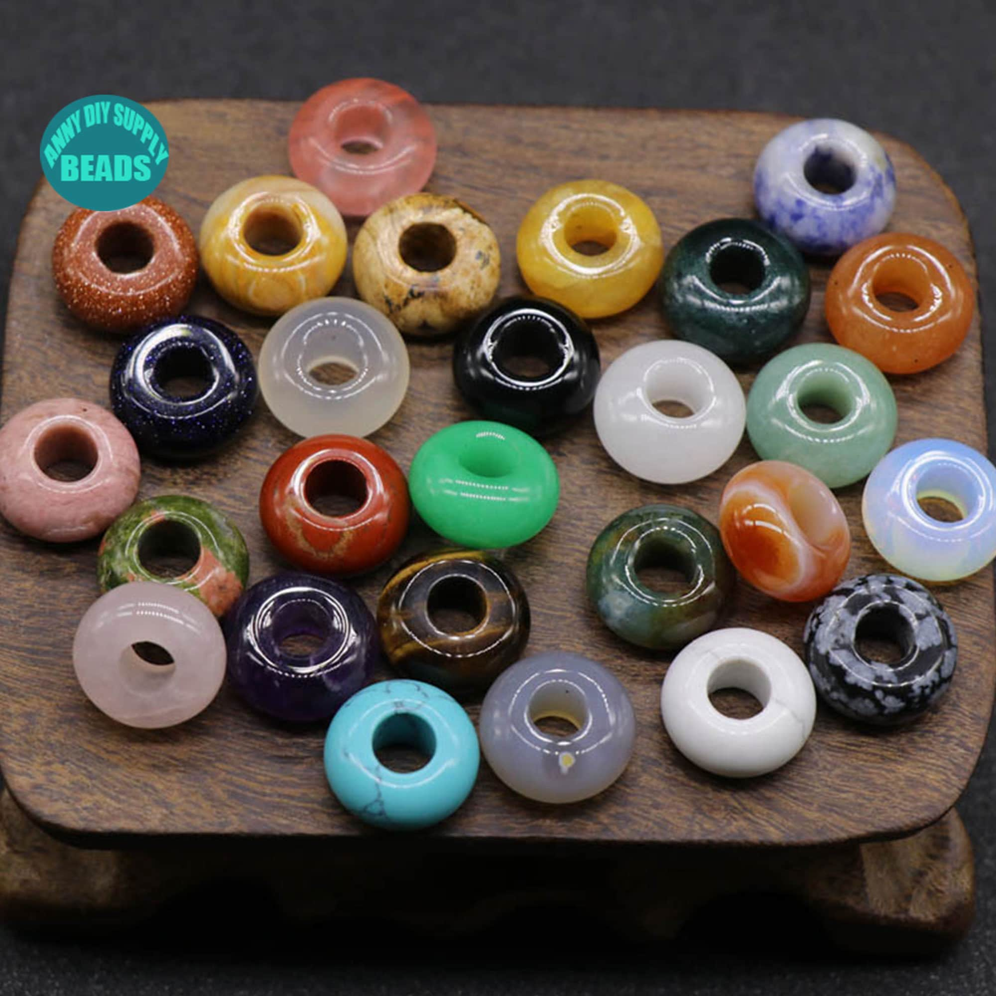 Large Hole Gemstone Bead Wholesale Beads - Dearbeads